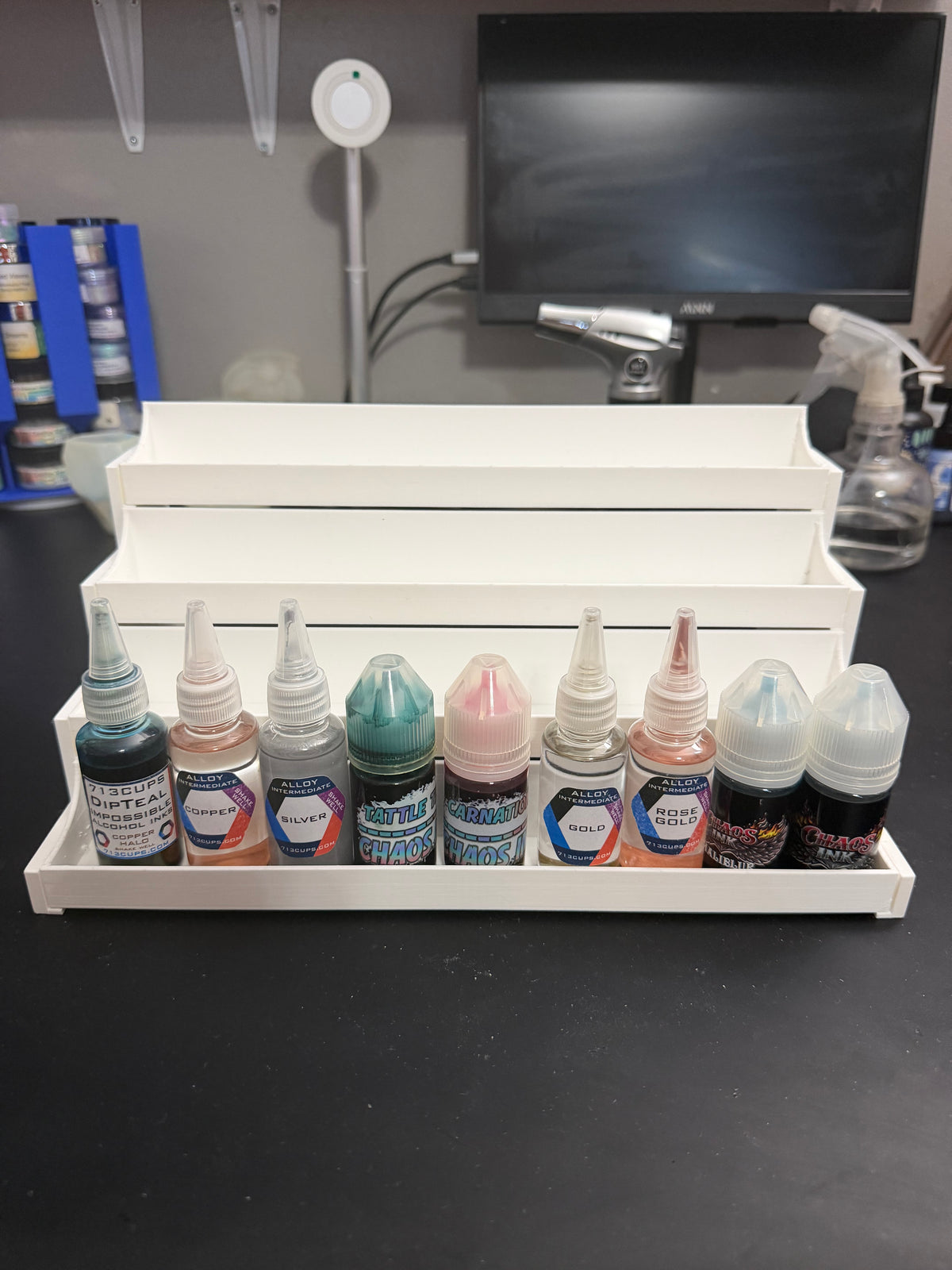 Ink Tray holder 4 tier high