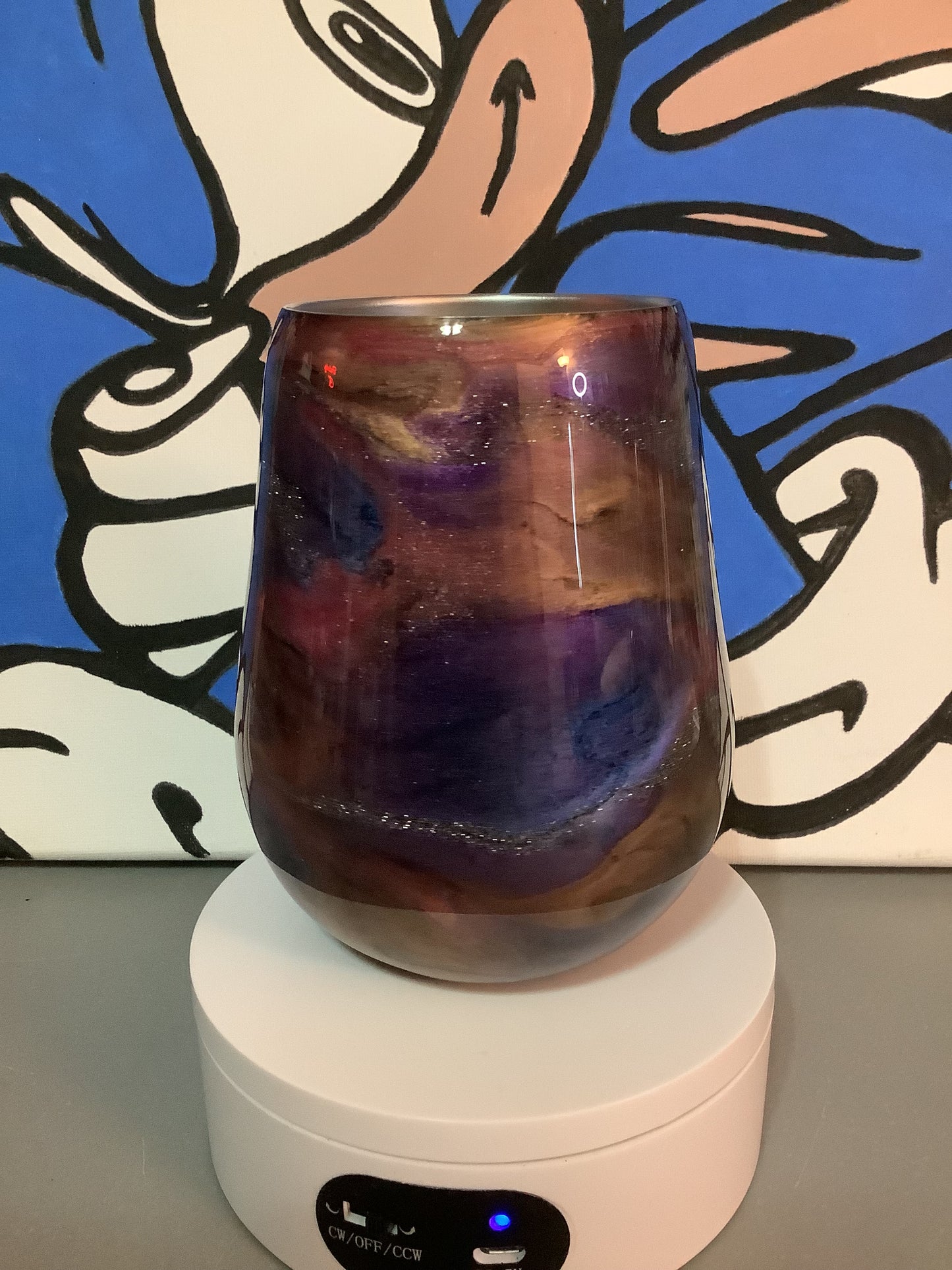 12oz stainless steel wine cup