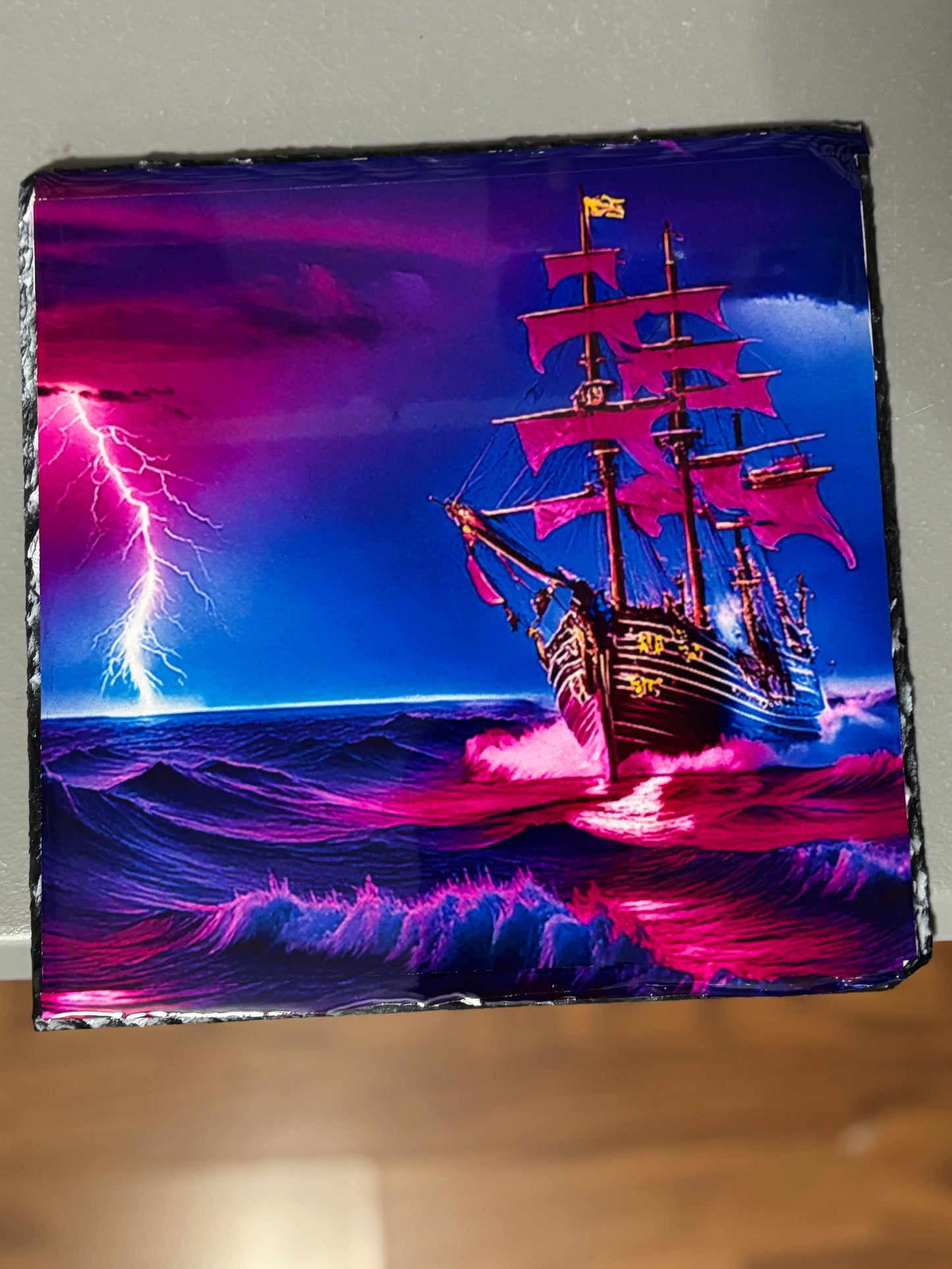 8x8 pirate ship slate