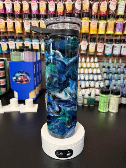 30oz skinny dual two lids
