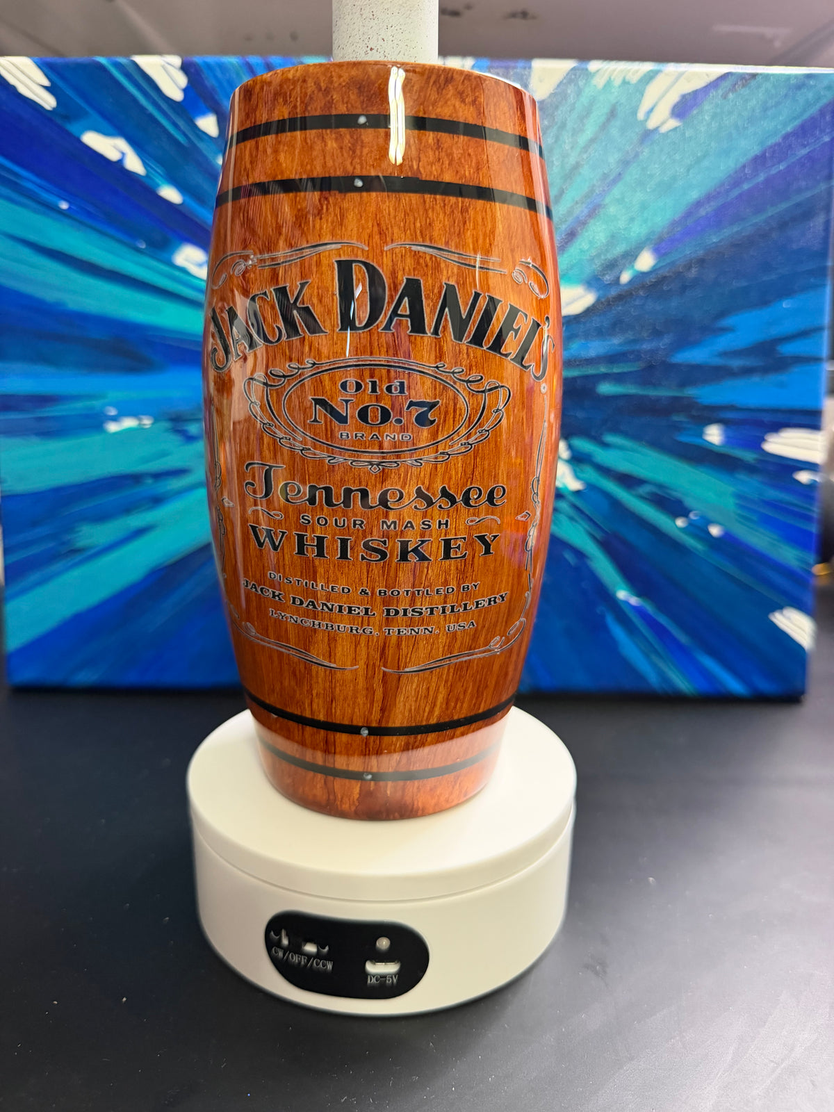 25oz Jack Daniels barrel ￼