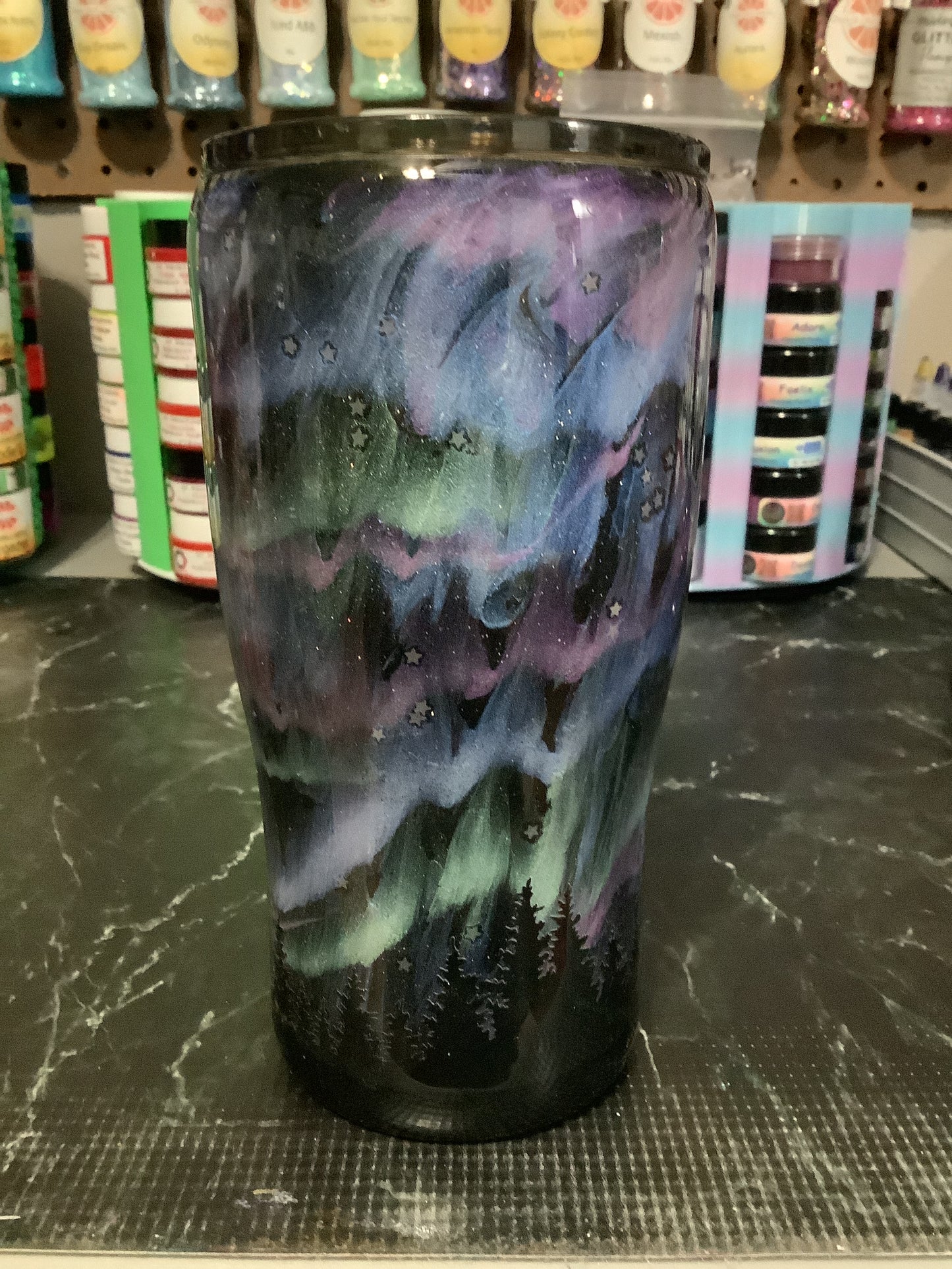 20oz Modern curve ￼ northern lights ￼sharon