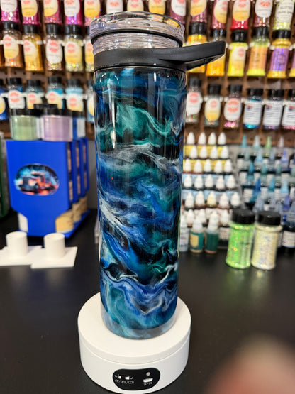 30oz skinny dual two lids