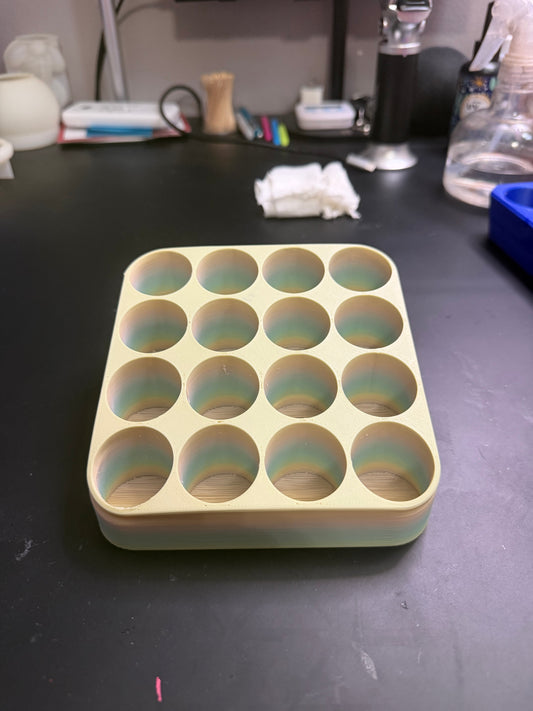 16 spot ink holder 3-D printed