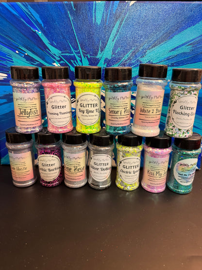 Set of 13 bottles of 2 ounce glitter￼