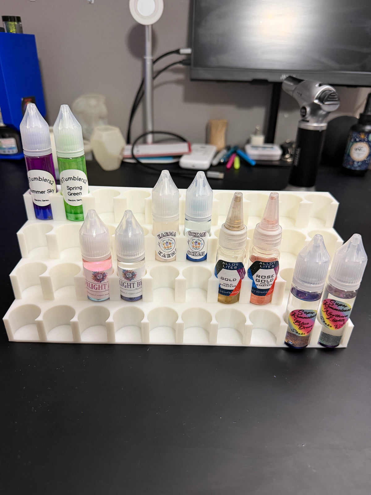 40 small ink bottle holder