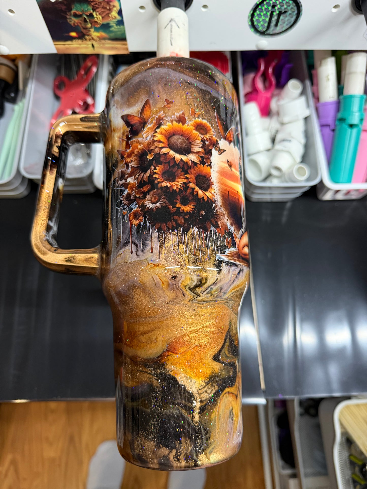 40oz stainless steel drinking Tumbler