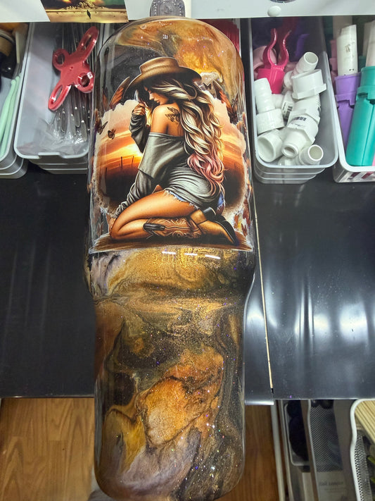 40oz stainless steel drinking Tumbler