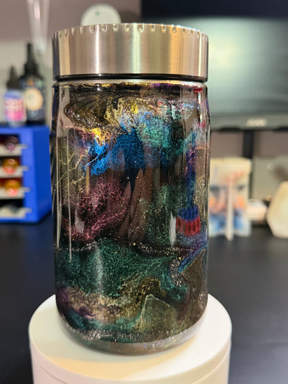 17oz mason jar stainless steel ￼