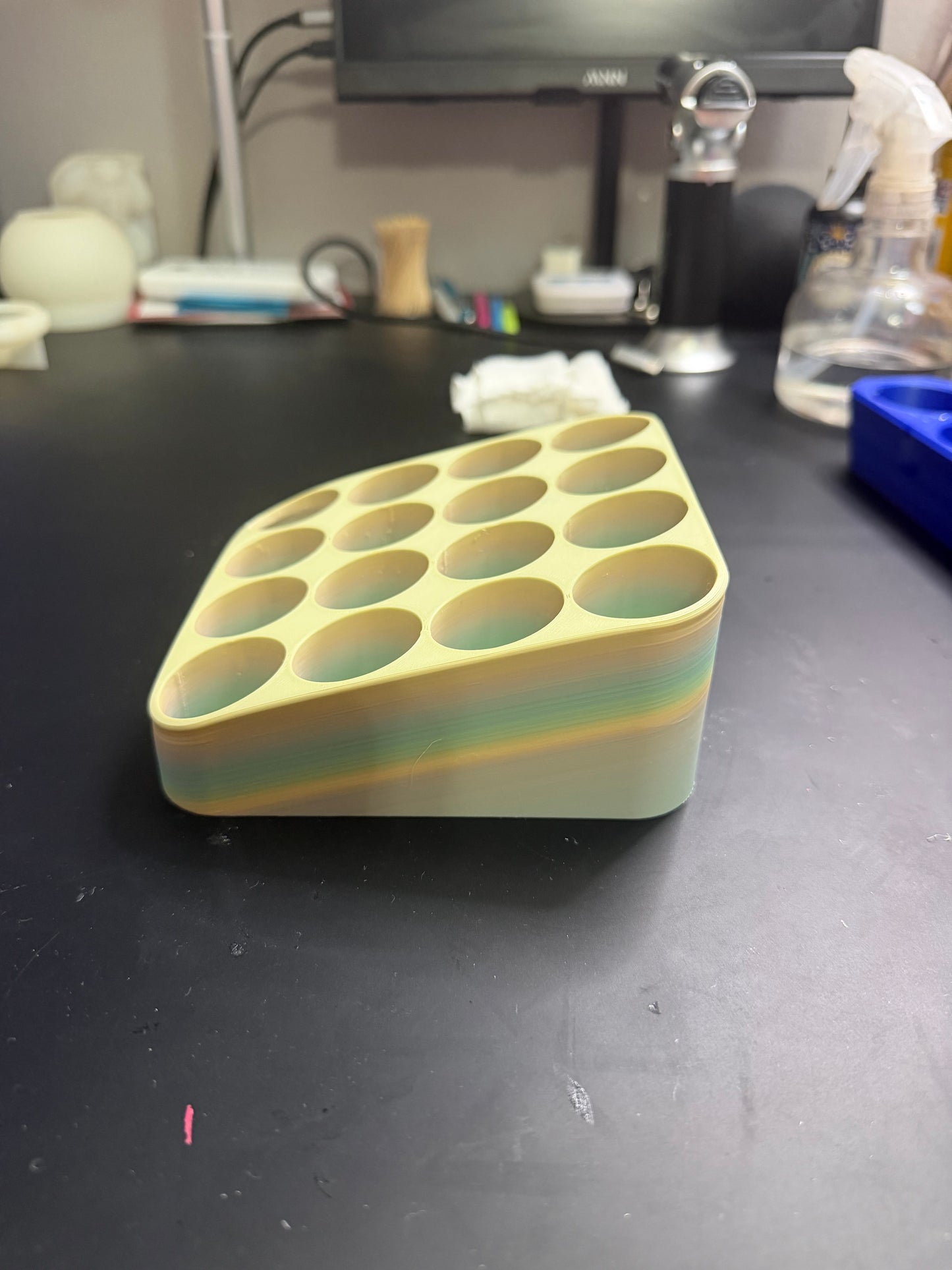 16 spot ink holder 3-D printed