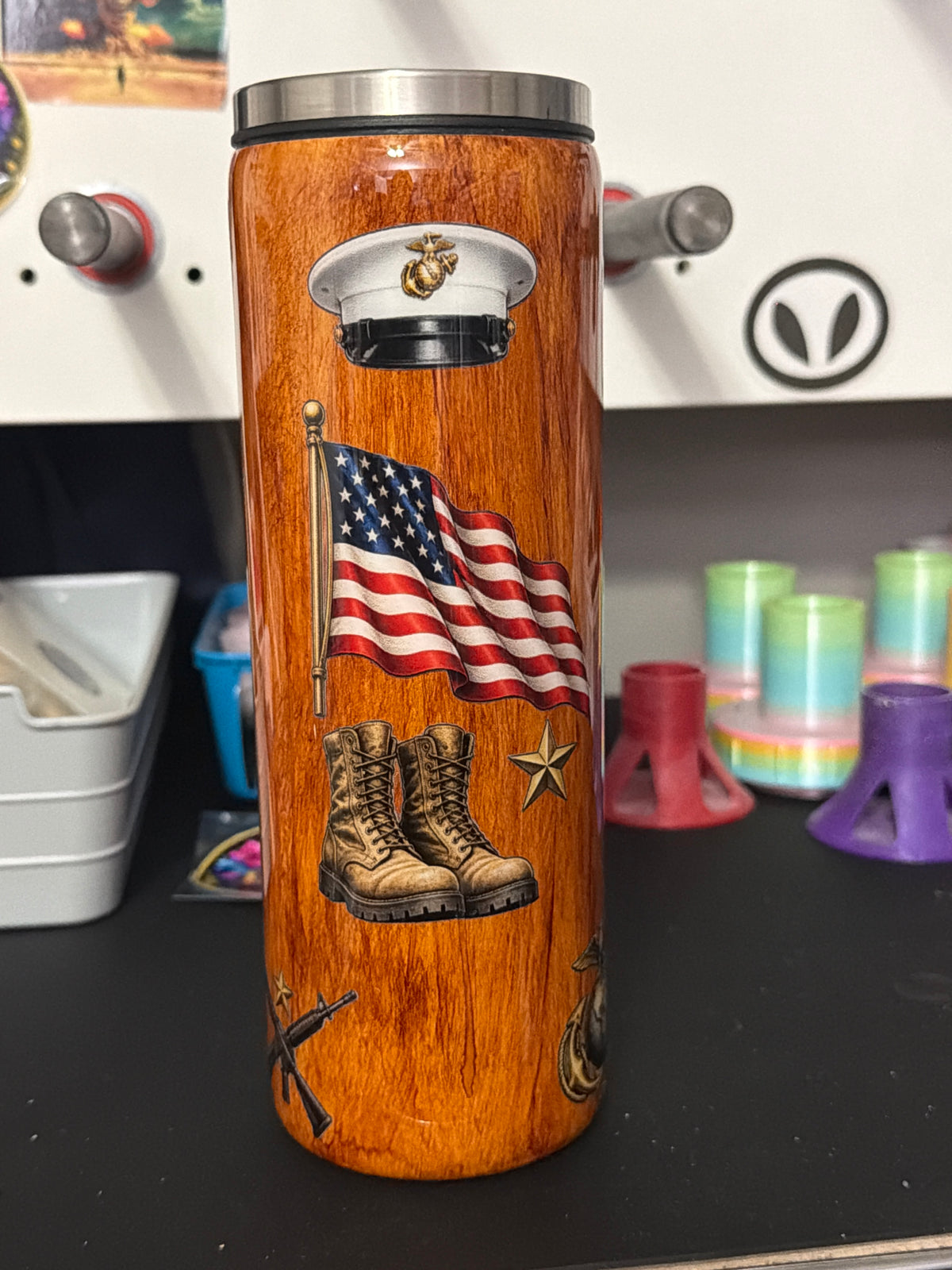 20oz US Marines cup