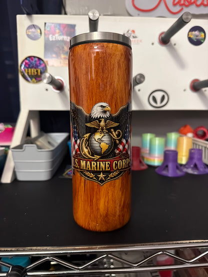 20oz US Marines cup