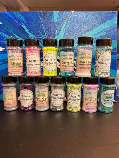 Set of 13 bottles of 2 ounce glitter￼