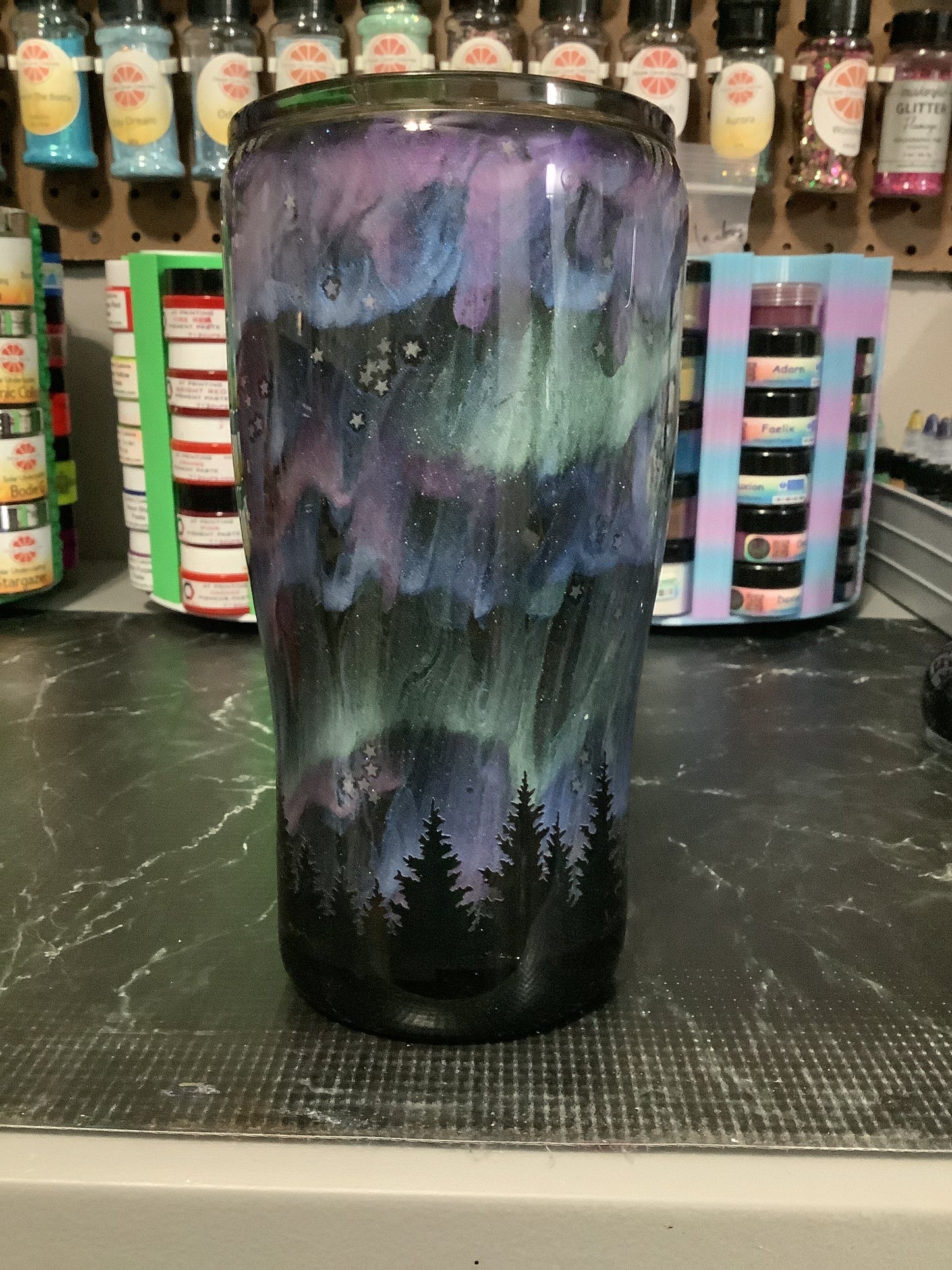 20oz Modern curve ￼ northern lights ￼sharon